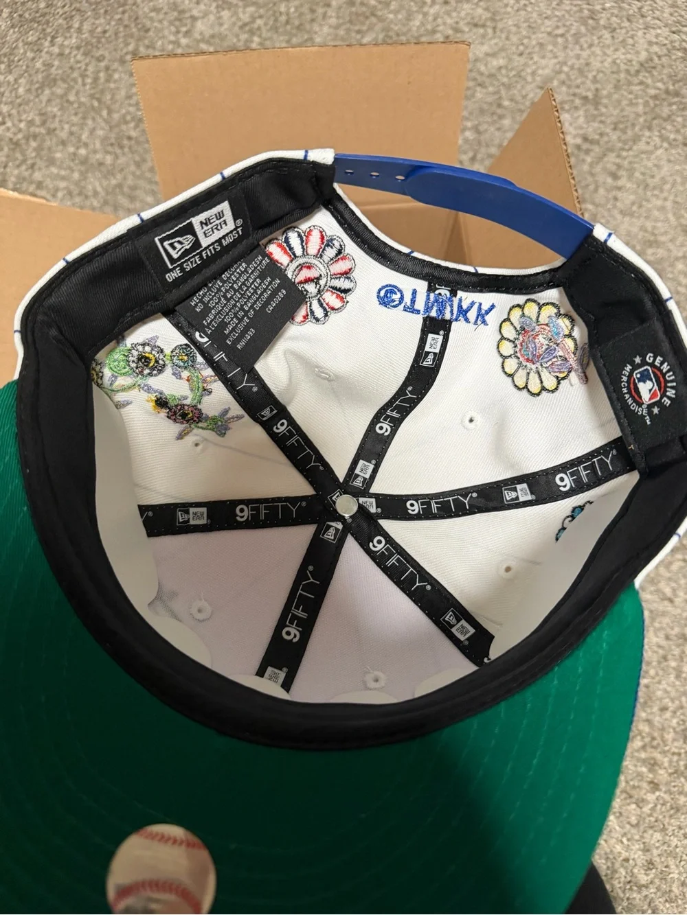 Complex x Takashi Murakami New Era Chicago Cubs Floral Pinstripe Snapback